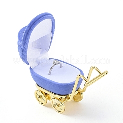 Baby Carriage Shape Velvet Jewelry Boxes&nbsp;LS-VBOX-L002-J01