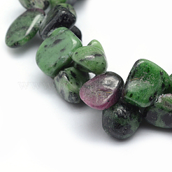 Natural Ruby in Zoisite Beads Strands&nbsp;G-K220-40