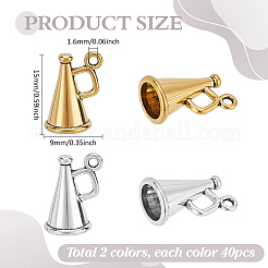 80pcs 2 colors Tibetan Style Alloy Pendants&nbsp;TIBEP-PH0001-79