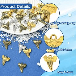 30Pcs 3 Colors Tibetan Style  Alloy Pendants&nbsp;FIND-YW0012-30