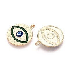 Alloy Enamel Pendants&nbsp;PALLOY-T092-12G