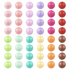 120Pcs 12 Colors Opaque Acrylic Beads&nbsp;MACR-TA0001-31