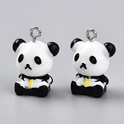 Resin with Iron Pendants&nbsp;RESI-T057-18