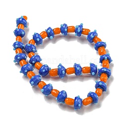 Handmade Lampwork Beads Strands&nbsp;LAMP-N025-03C