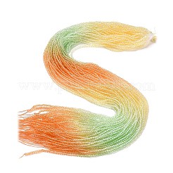 Transparent Gradient Color Glass Beads Strands&nbsp;GLAA-G101-2mm-05