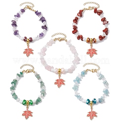 Handmade Lampwork Beads Beaded Bracelets for Women&nbsp;BJEW-JB11335