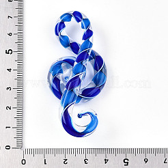 Handmade Lampwork Big Pendants&nbsp;LAMP-T023-07