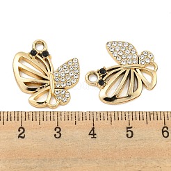 UV Plating Alloy Rhinestone Pendants&nbsp;ALRI-C009-07A-G