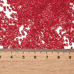 Transparent Colours Glass Round Seed Beads&nbsp;SEED-B001-06A-04