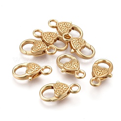 Tibetan Style Alloy Lobster Claw Clasps&nbsp;X-LF014Y-MG-NR