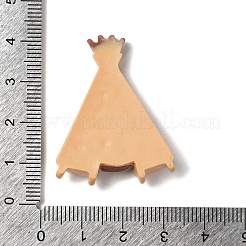 Cartoon Tribe Theme Opaque Resin Decoden Cabochons&nbsp;RESI-M043-01G
