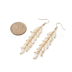 Natural Pearl Tassel Dangle Earrings&nbsp;EJEW-JE05209