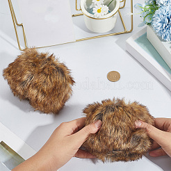 1 Pair Women Velvet Cuffs Oversleeve Arm Gloves&nbsp;AJEW-CY0002-21A