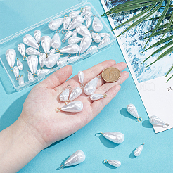 48Pcs 6 Styles Resin Imitation Pearl Pendants&nbsp;FIND-PH0026-36