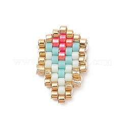 4Pcs 4 Color Handmade Loom Pattern MIYUKI Seed Beads Set&nbsp;PALLOY-MZ00053