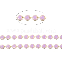 Brass & Enamel Link Chain&nbsp;CHC-D029-16G-08