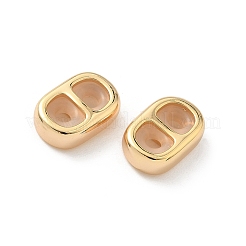 Brass Silicone Slide Charms&nbsp;KK-C099-06B-G