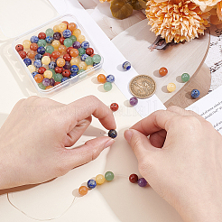 88Pcs Chakra Natural Mixed Gemstone Beads&nbsp;G-HY0002-06
