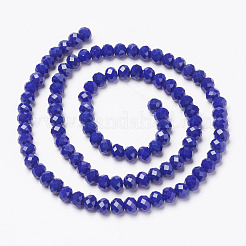 Opaque Solid Color Glass Beads Strands&nbsp;EGLA-A034-P2mm-D07