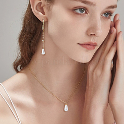 100Pcs 2 Styles Plastic Imitation Pearl Charms&nbsp;KK-FH0006-95