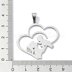 Non-Tarnish 304 Stainless Steel Pendants&nbsp;LS-STAS-C097-12P