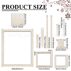Wood Knitting Loom Kit&nbsp;TOOL-WH0155-76A