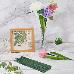 100Pcs Iron Stalk Flower Rod&nbsp;AJEW-SP0003-73C