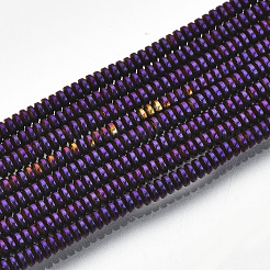 Electroplate Non-magnetic Synthetic Hematite Beads Strands&nbsp;G-T114-58