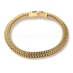 304 Stainless Steel Wheat Chain Bracelets for Women Men&nbsp;STAS-N117-02G