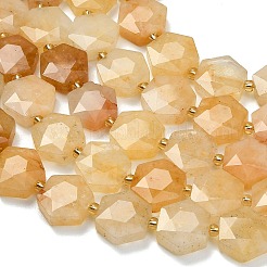 Natural Yellow Aventurine Beads Strands&nbsp;G-L660-A03-01