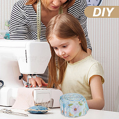 Flower Pattern Cotton Fabrics&nbsp;DIY-WH0588-11B
