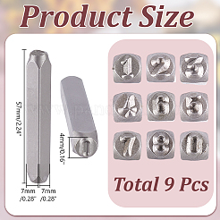 Steel Stamps&nbsp;TOOL-WH0155-183A