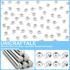 70Pcs 304 Stainless Steel Tube Bails&nbsp;STAS-UN0055-89