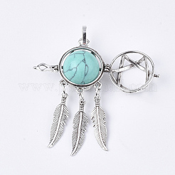 Alloy Cage Big Pendants&nbsp;G-S246-14