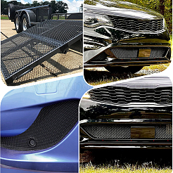 Aluminium Alloy Automotive Mesh&nbsp;AJEW-WH0348-771C