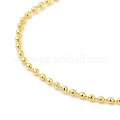 Brass Ball Chain Necklaces&nbsp;NJEW-B119-06G