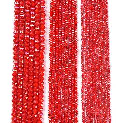 Electroplate Glass Beads Strands&nbsp;EGLA-A044-P6mm-B22