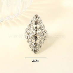 Alloy and Rhinestone Finger Rings&nbsp;FS-WG284EB-05