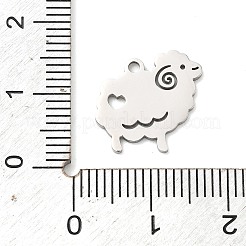 Animal Theme 304 Stainless Steel Pendants&nbsp;STAS-D213-02A-P