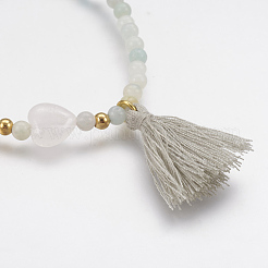 Cotton Thread Tassel Charm Bracelets&nbsp;BJEW-JB03544