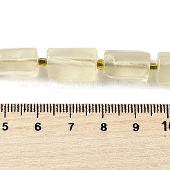 Natural Lemon Quartz(Heated) Beads Strands&nbsp;G-L552R-01
