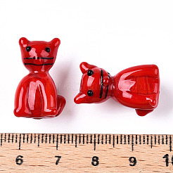 Handmade Lampwork Beads&nbsp;LAMP-T021-19-M