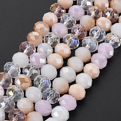 Electroplate Glass Beads Strands&nbsp;EGLA-S194-18H