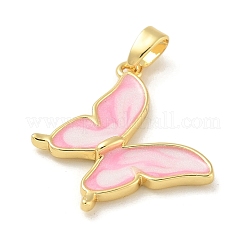 Brass Enamel Pendants&nbsp;KK-G517-01G-02