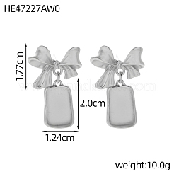304 Stainless Steel Stud Earring Findings&nbsp;STAS-OY015-77P