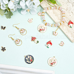 Alloy Enamel Pendants&nbsp;FIND-SC0016-07