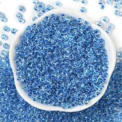 Transparent Inside Colours Glass Seed Beads&nbsp;X1-SEED-A032-04D