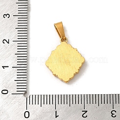 Ion Plating(IP) 304 Stainless Steel Pendants&nbsp;X-STAS-C103-12G
