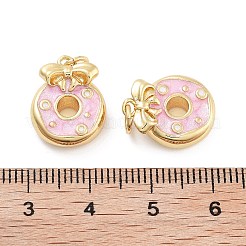 Rack Plating Brass Enamel Pendants&nbsp;KK-G512-19B-G