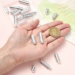 20Pcs 4 Styles Brass Magnetic Slide Lock Clasps&nbsp;KK-CJ0002-40